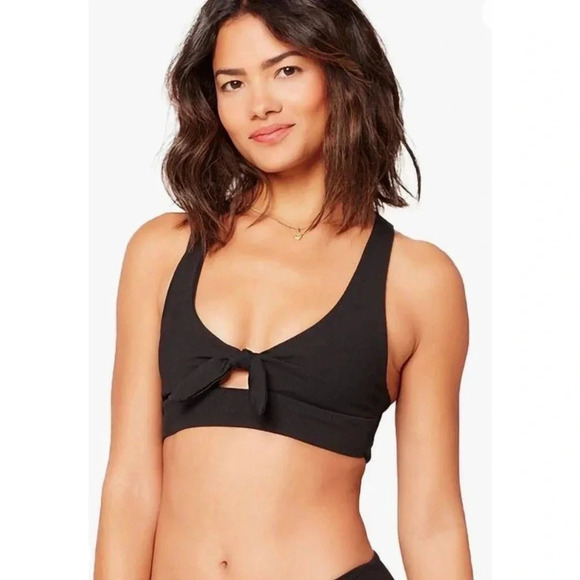 L*Space NWOT’s Tara Black Bikini top. Size XS - Picture 3 of 5